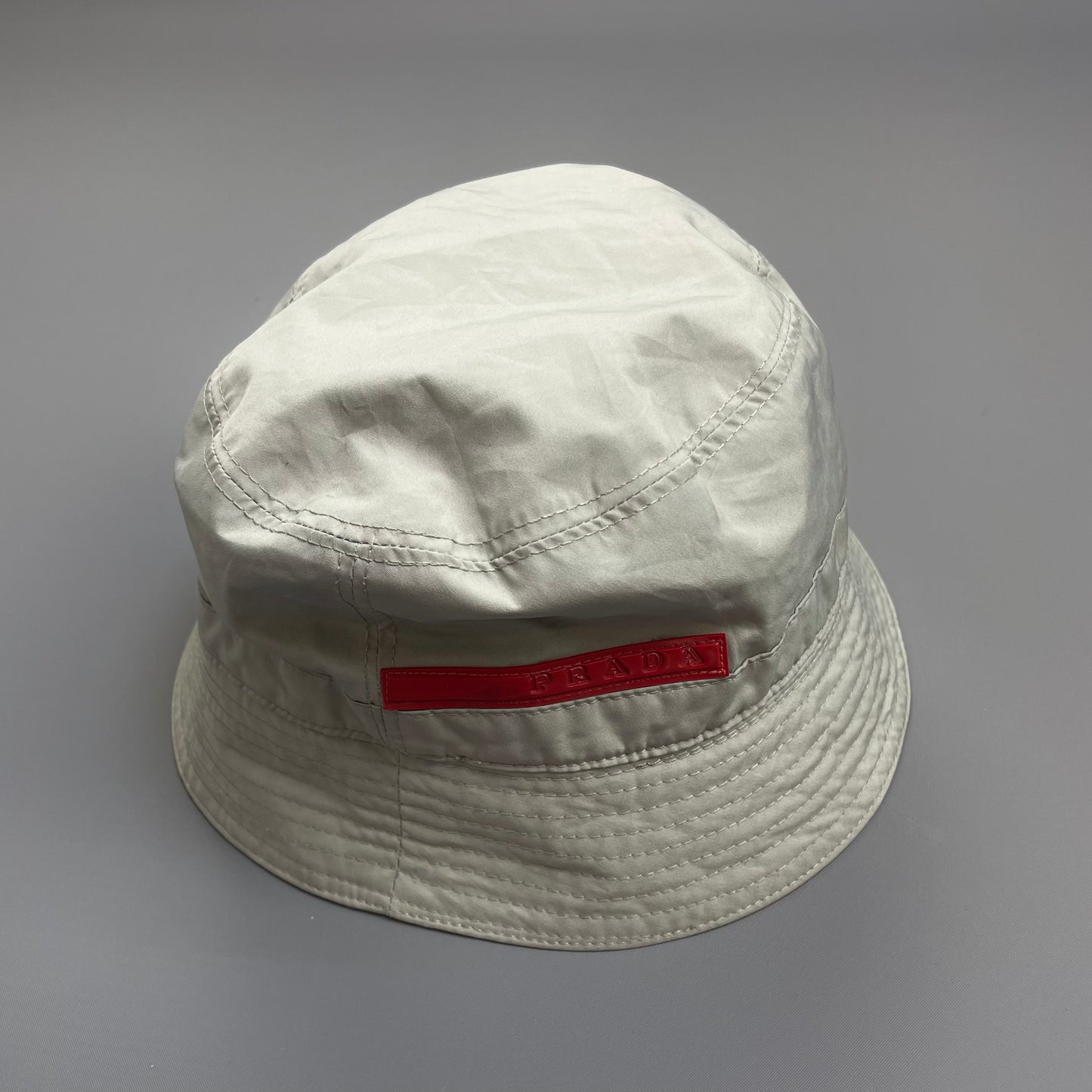 Prada Sport Grey 00s Bucket Hat