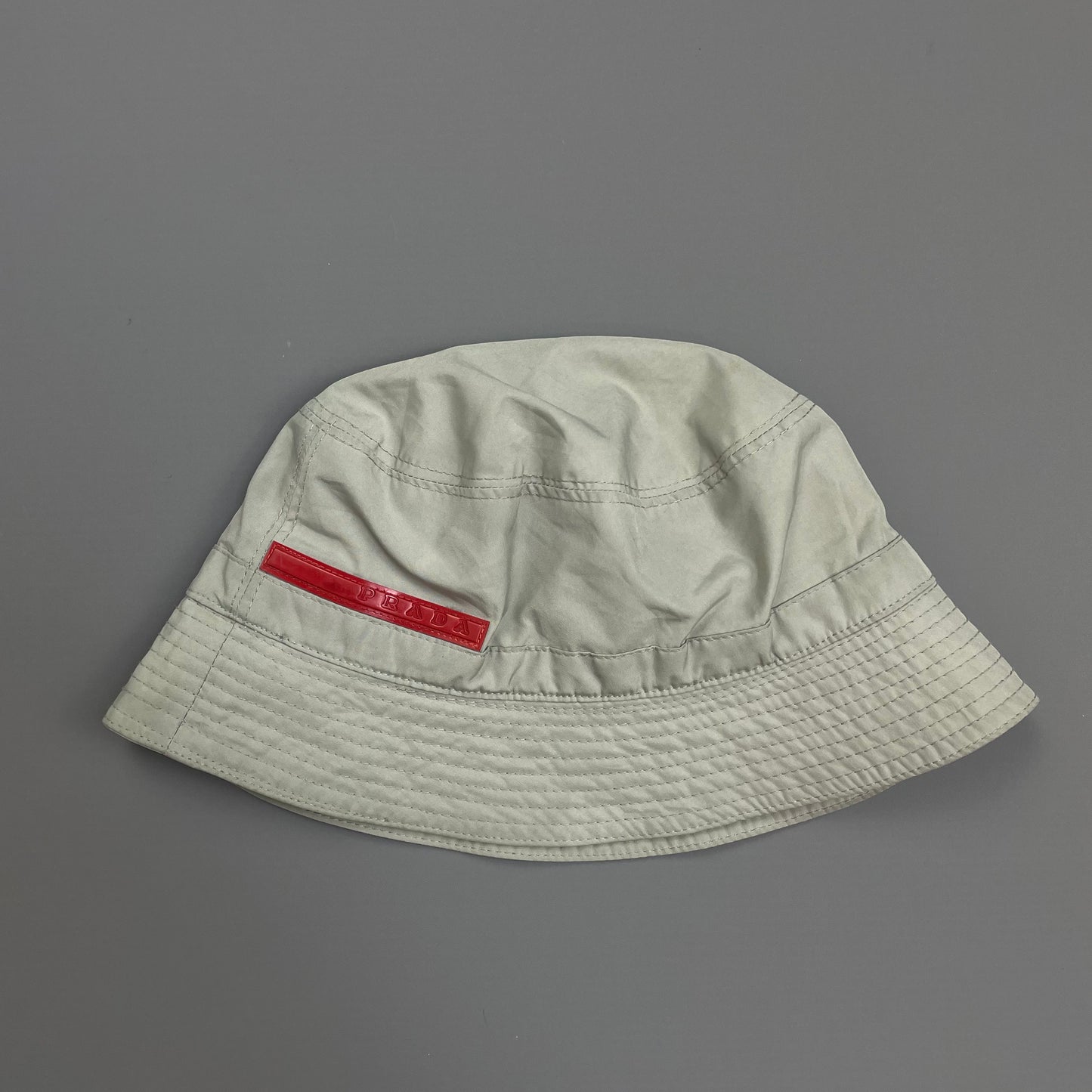 Prada Sport Grey 00s Bucket Hat