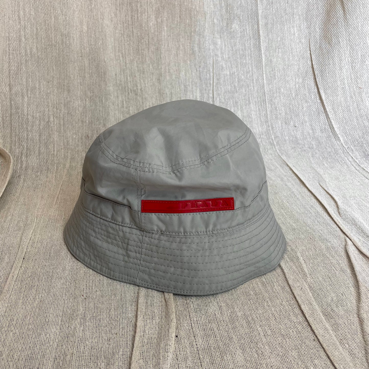 Prada Sport Grey 00s Bucket Hat