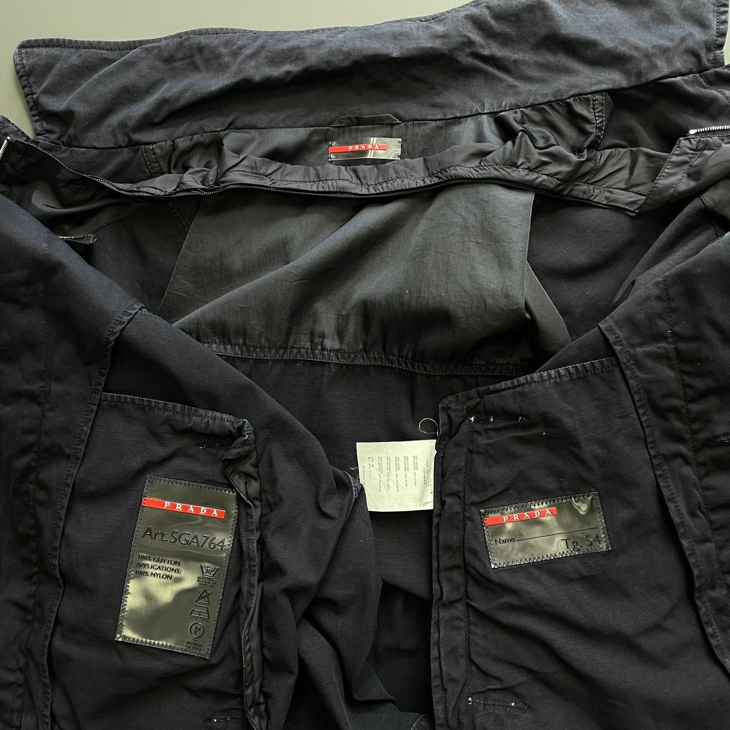 Prada Sport Navy 00s Multi-Pocket Jacket