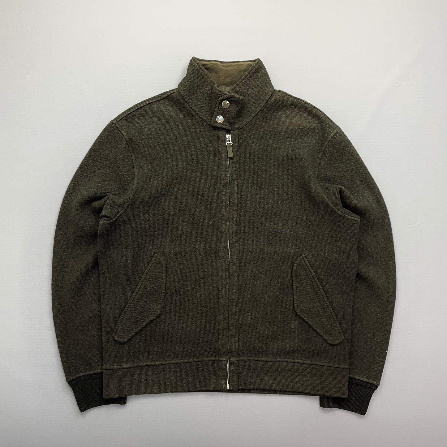 C.P. Company Khaki AW03 Cotton-Wool Zip-Through Jacket