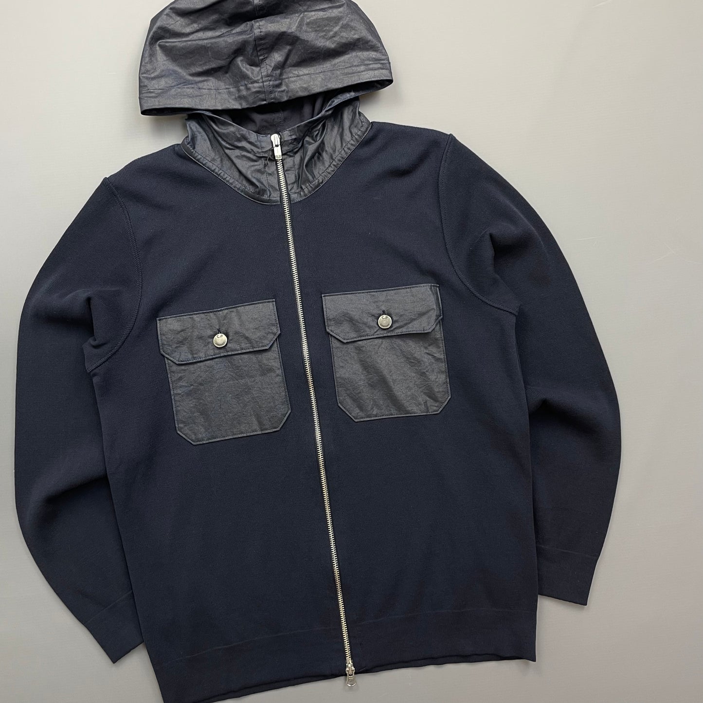 C.P. Company Navy SS03 Knit Zip-Through Cardigan Jacket BNWT
