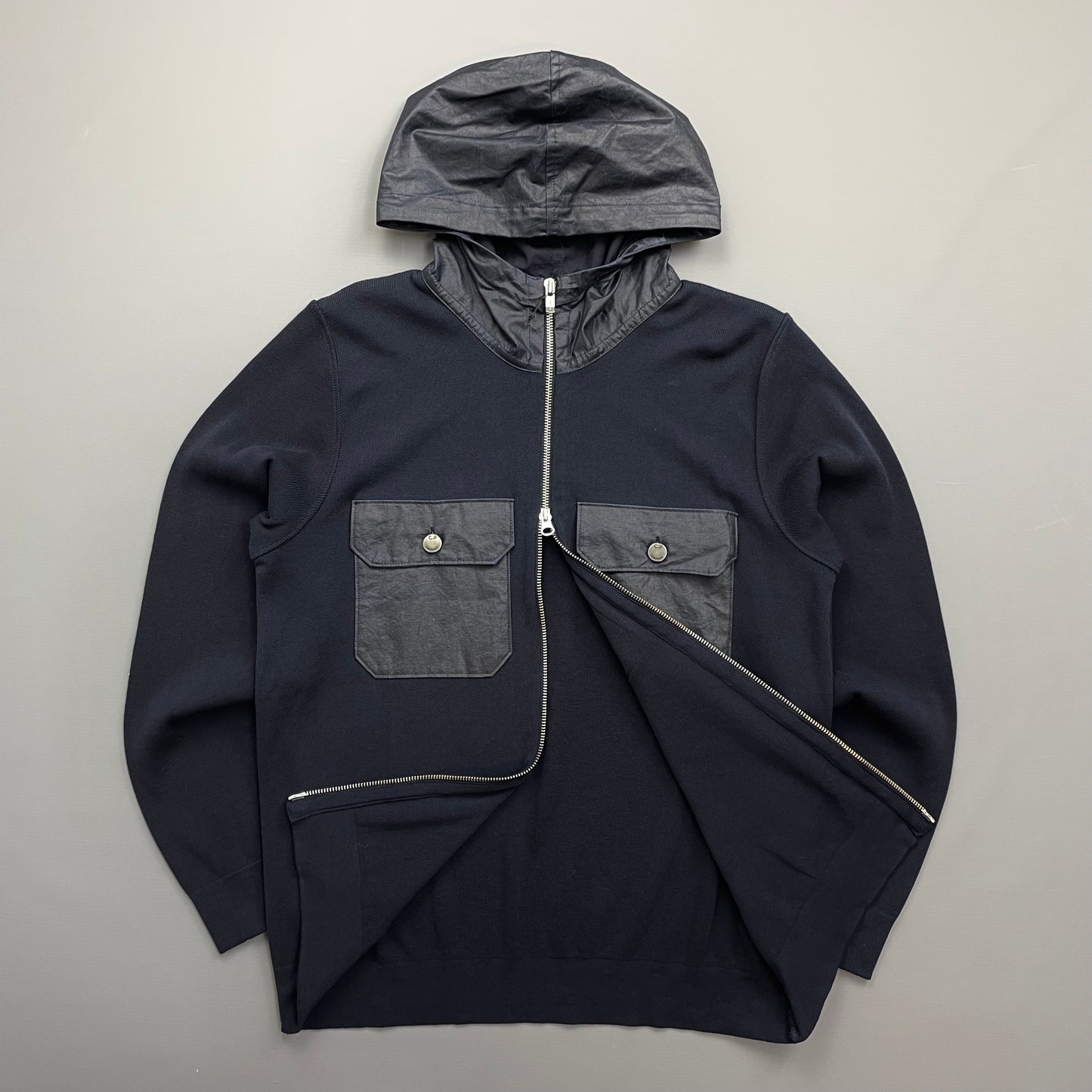 C.P. Company Navy SS03 Knit Zip-Through Cardigan Jacket BNWT