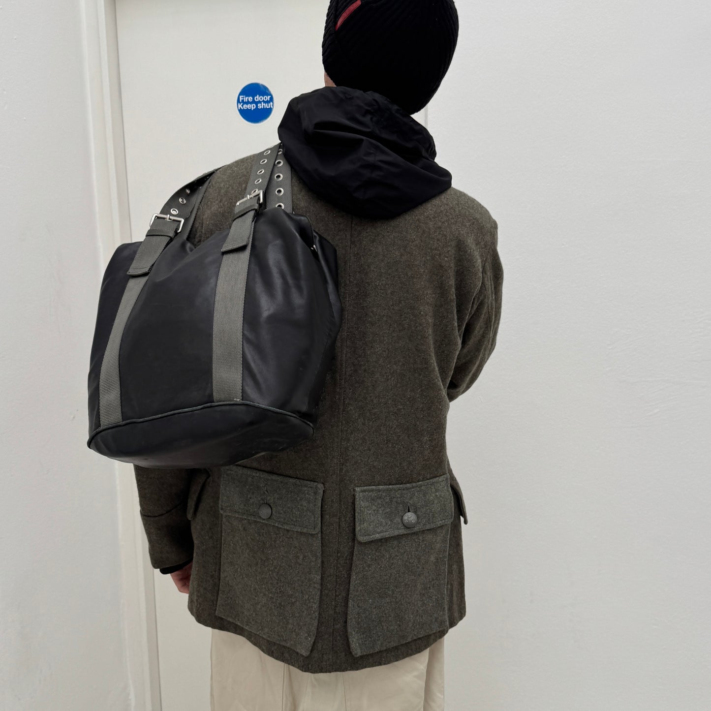 Vintage Swedish Military Grey 1942 WW2 Wool Jacket