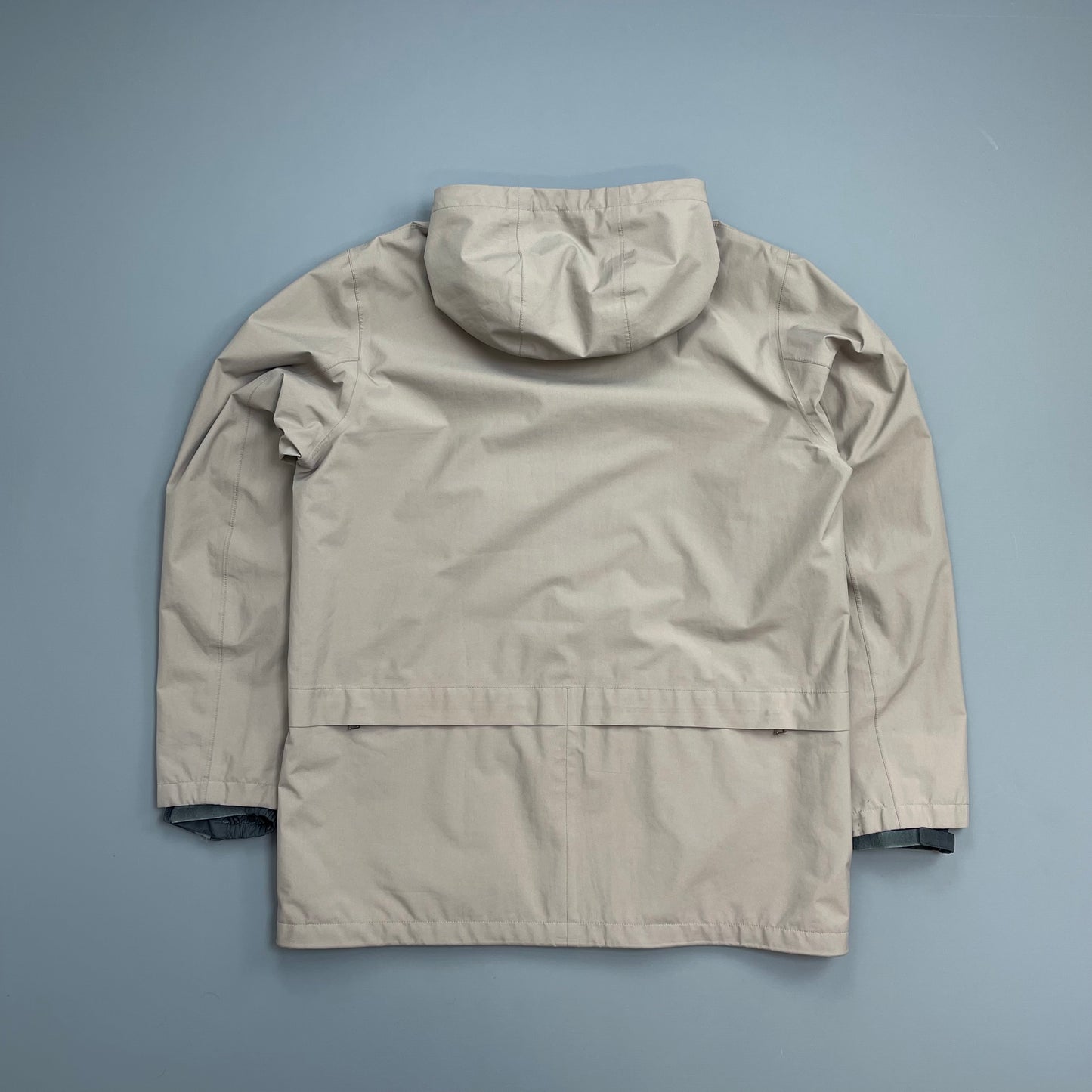 Prada Sport Light Brown 00s Technical Multi-Pocket Goretex Hooded Parka Jacket