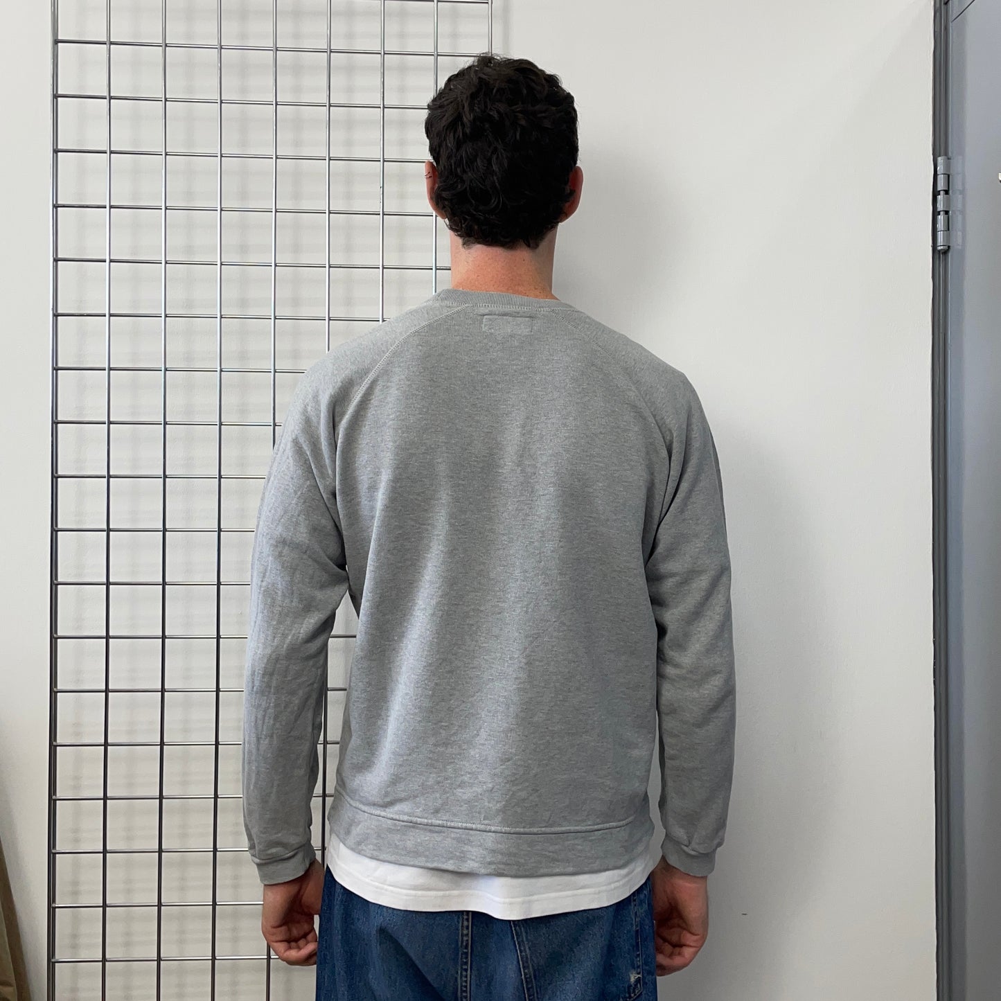 Armani Jeans Grey 90s Raglan Sweatshirt