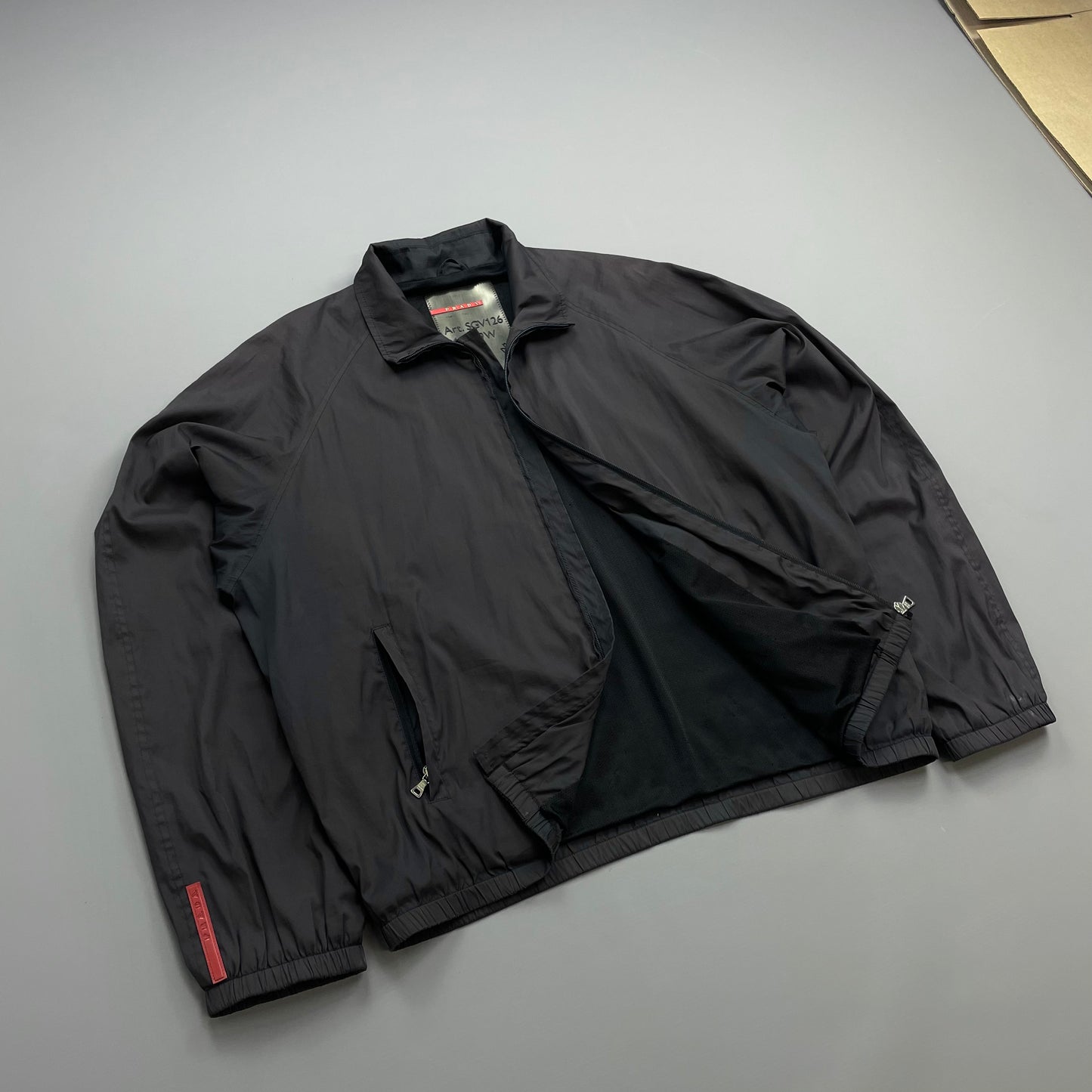 Prada Sport Deep Purple 00s Relaxed Fit Track Jacket