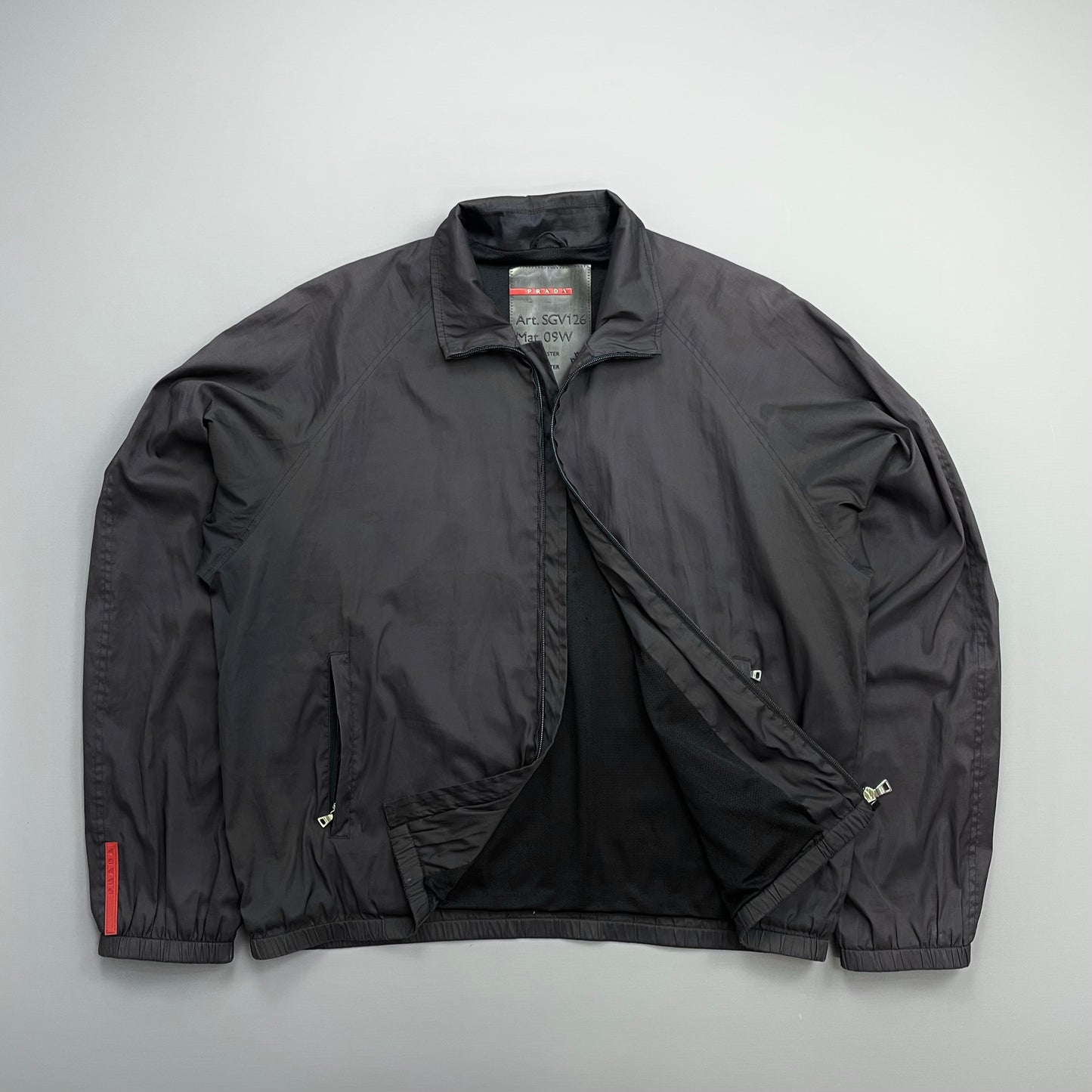 Prada Sport Deep Purple 00s Relaxed Fit Track Jacket