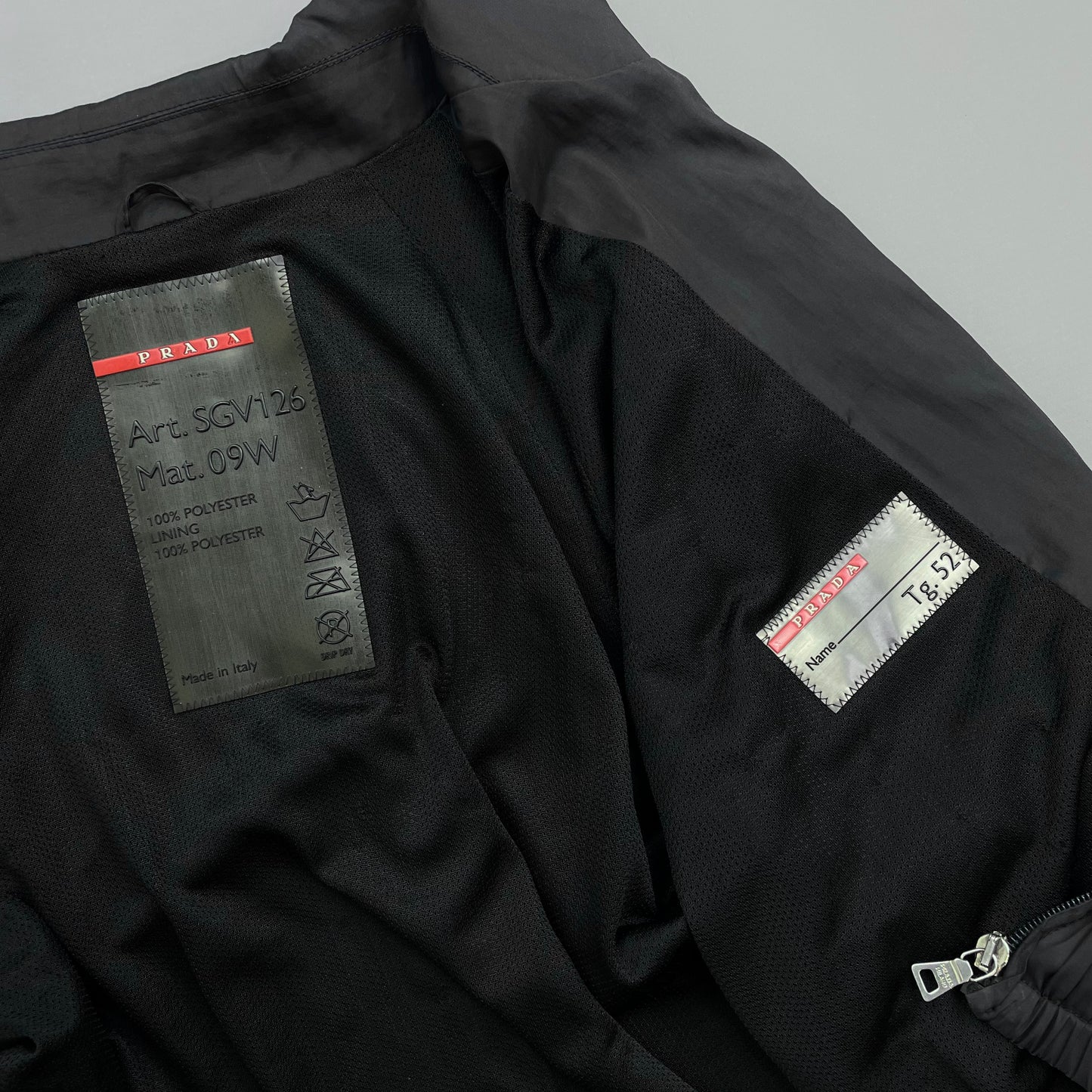 Prada Sport Deep Purple 00s Relaxed Fit Track Jacket