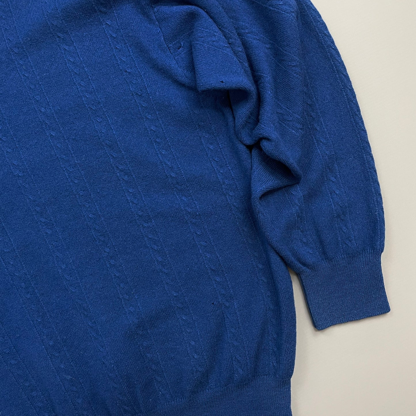 C.P. Company Blue 1989 Ideas from Massimo Osti Wool Cable Knit Jumper