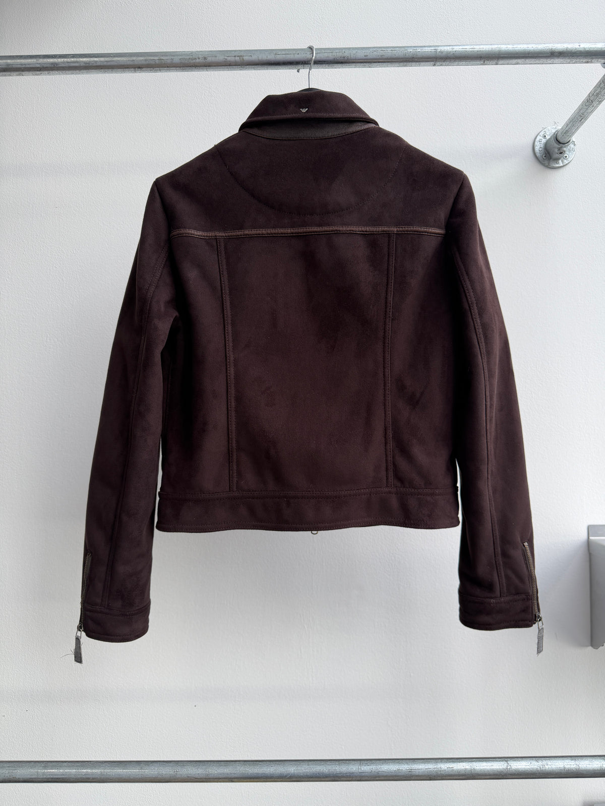 Armani Jeans 00s Vegan Fur & Suede Jacket
