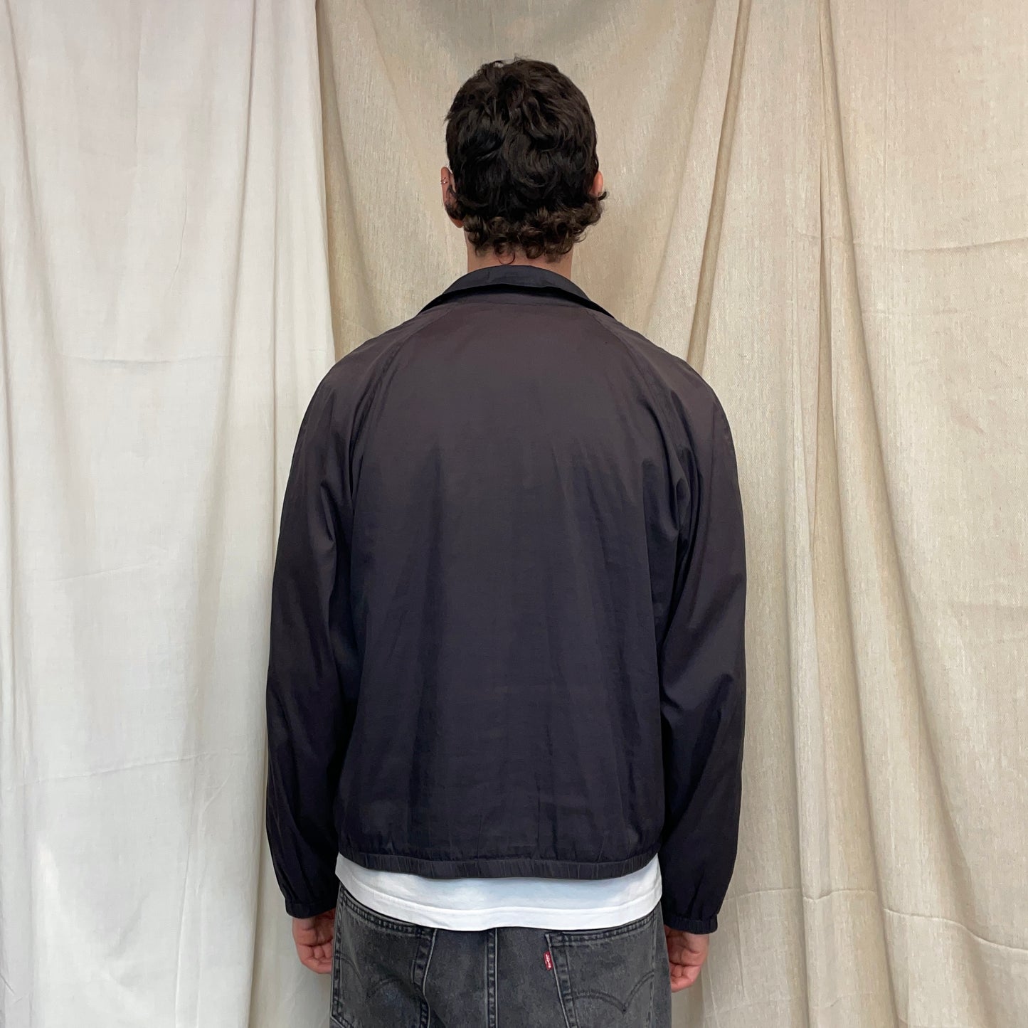 Prada Sport Deep Purple 00s Relaxed Fit Track Jacket