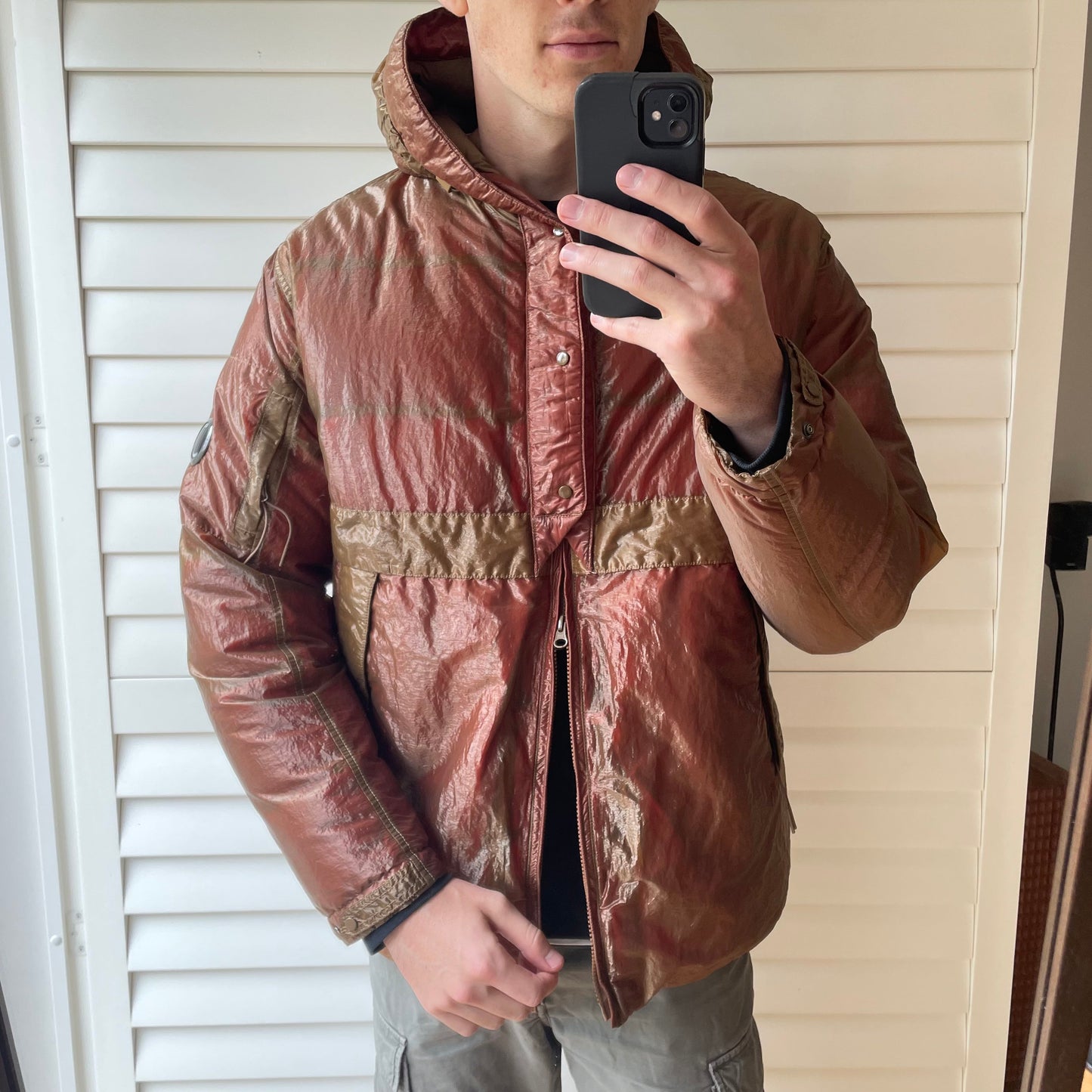 C.P. Company Kan-D Puffer Jacket in Cumin (RRP ¬£765)