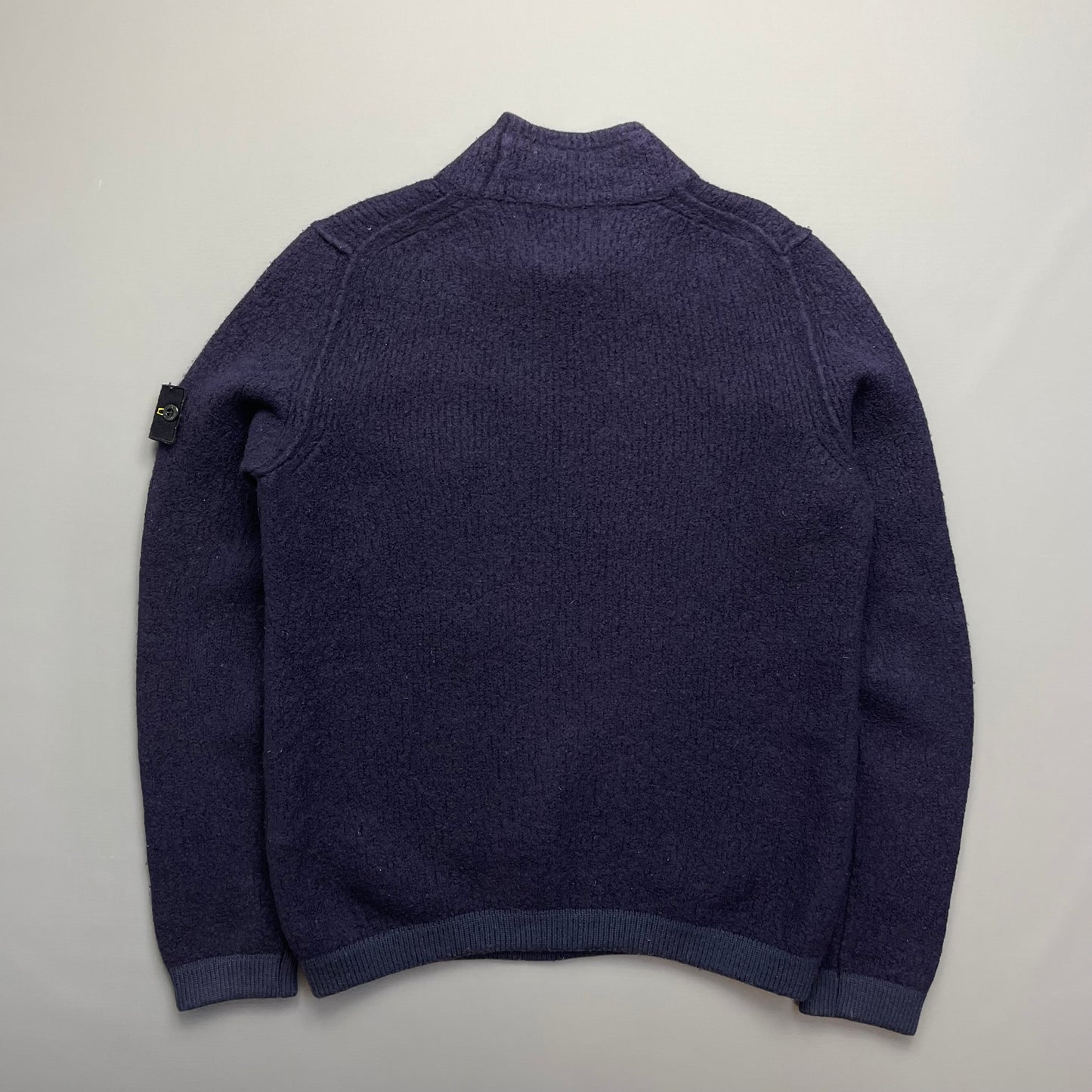 Stone Island AW18 Wool Mock Neck Pocket Jumper