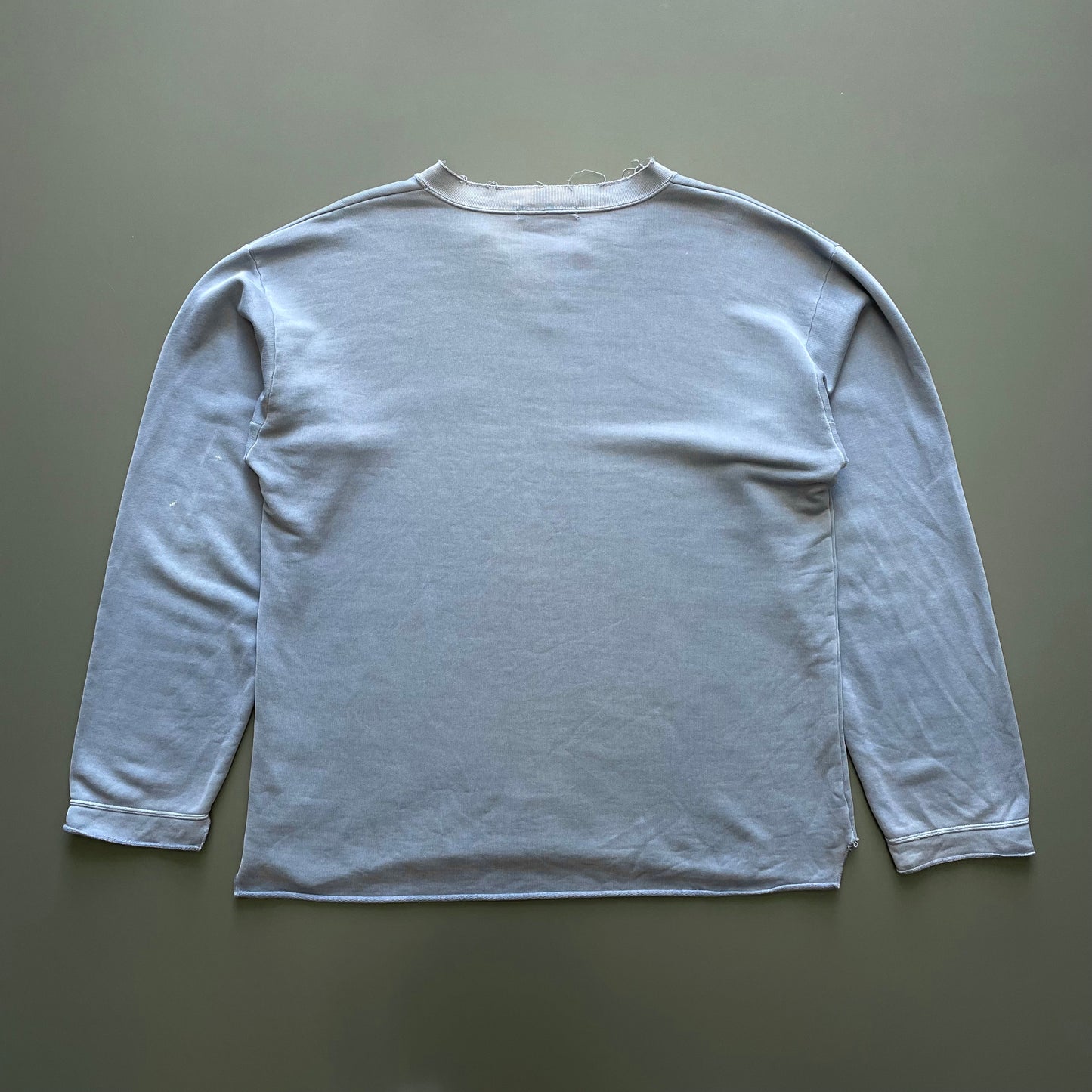 Stone Island Blue 90s Spellout Jumper