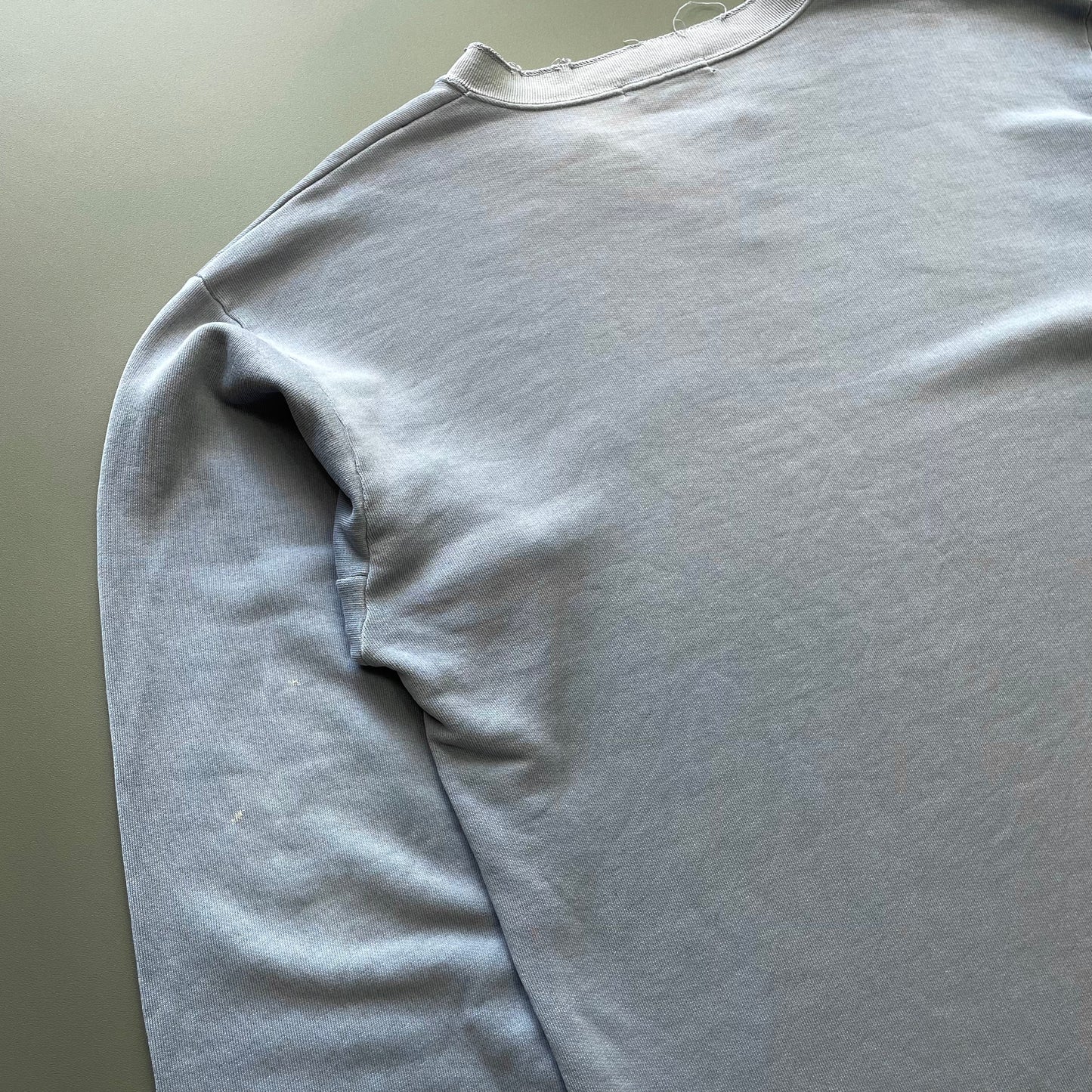Stone Island Blue 90s Spellout Jumper