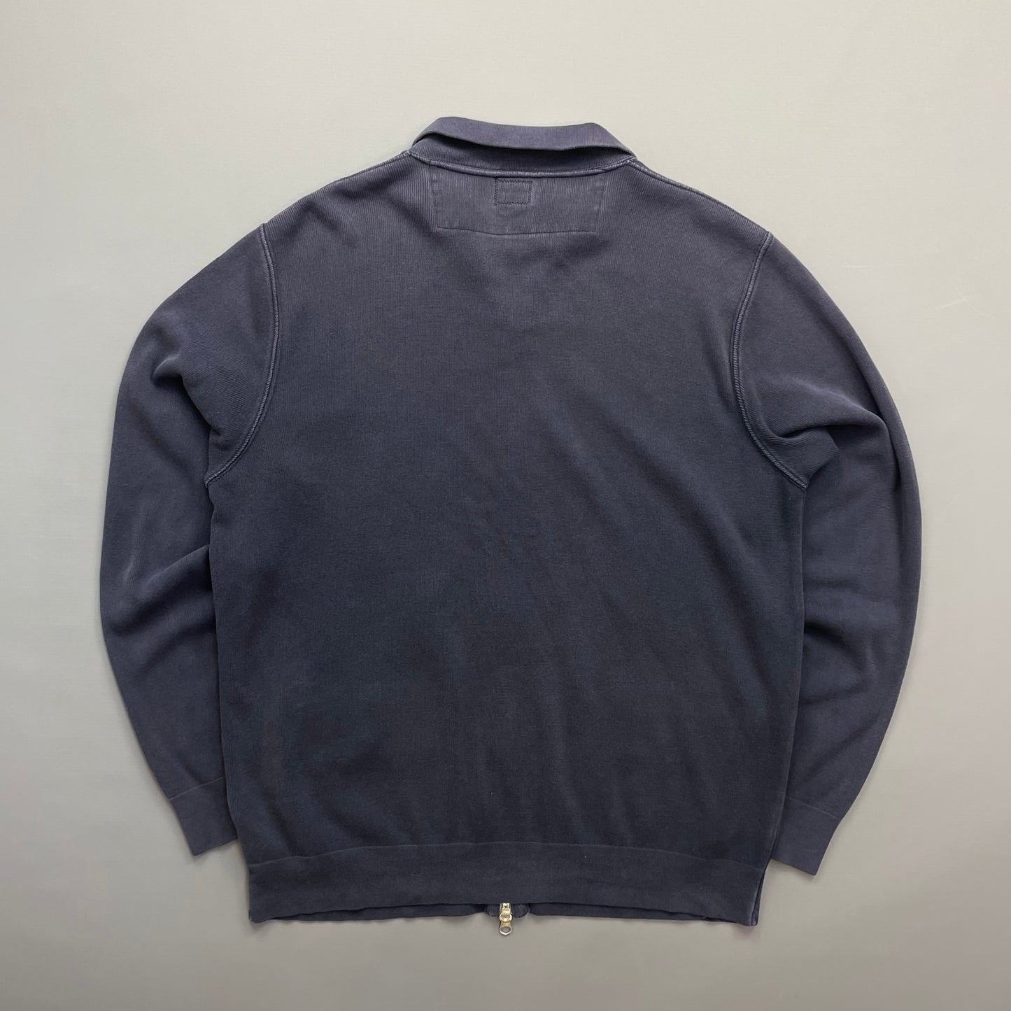 CP Company Blue SS03 Zip-Through Pocket Jumper