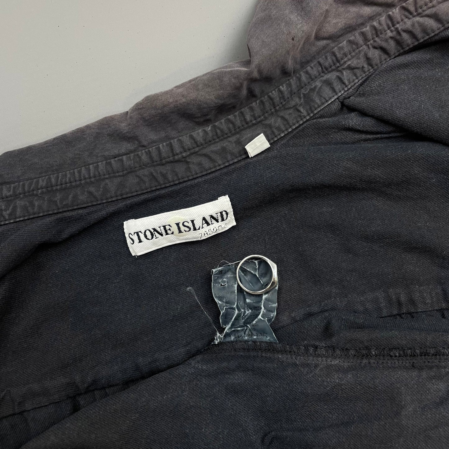 Stone Island Navy 00s Lined Overshirt Jacket
