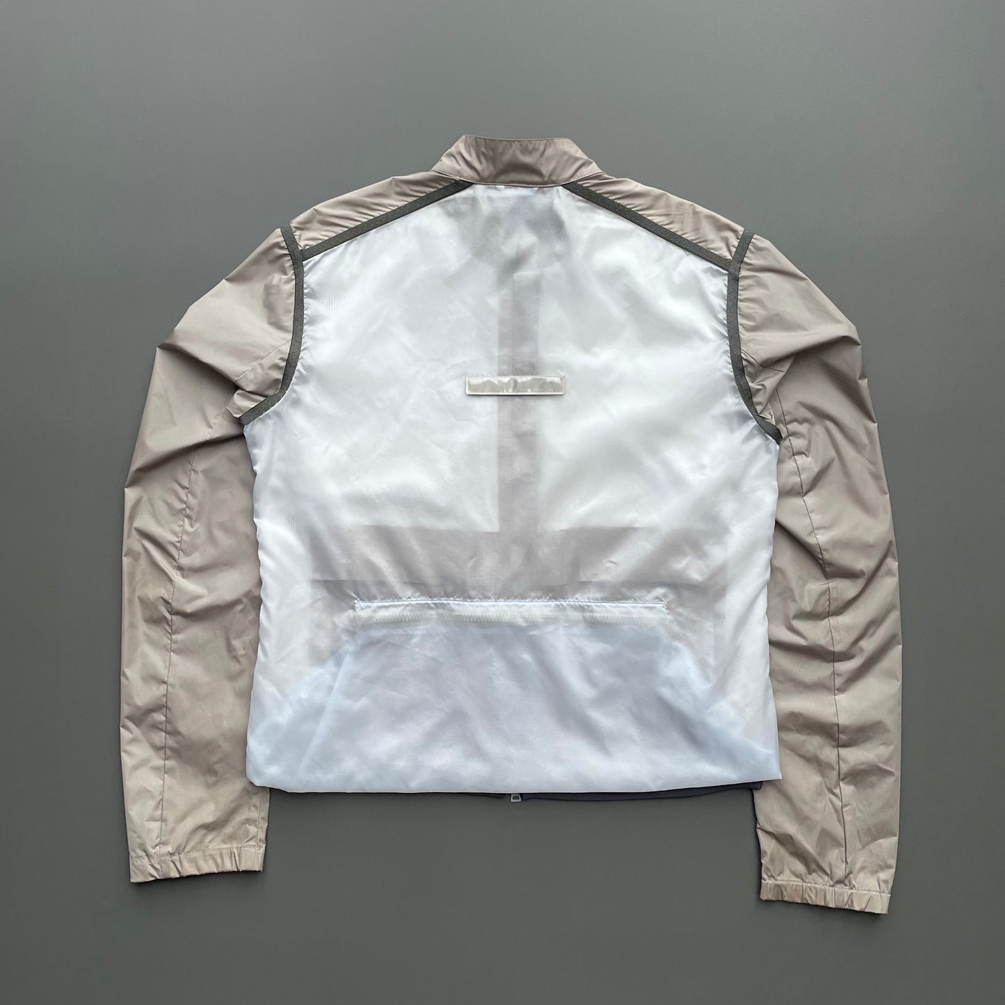 Prada Sport Blue & Grey SS00 Translucent Gel Seam Women's Jacket