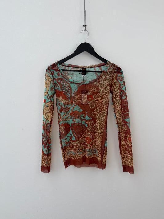 Jean Paul Gaultier 00s Soleil Mesh Top