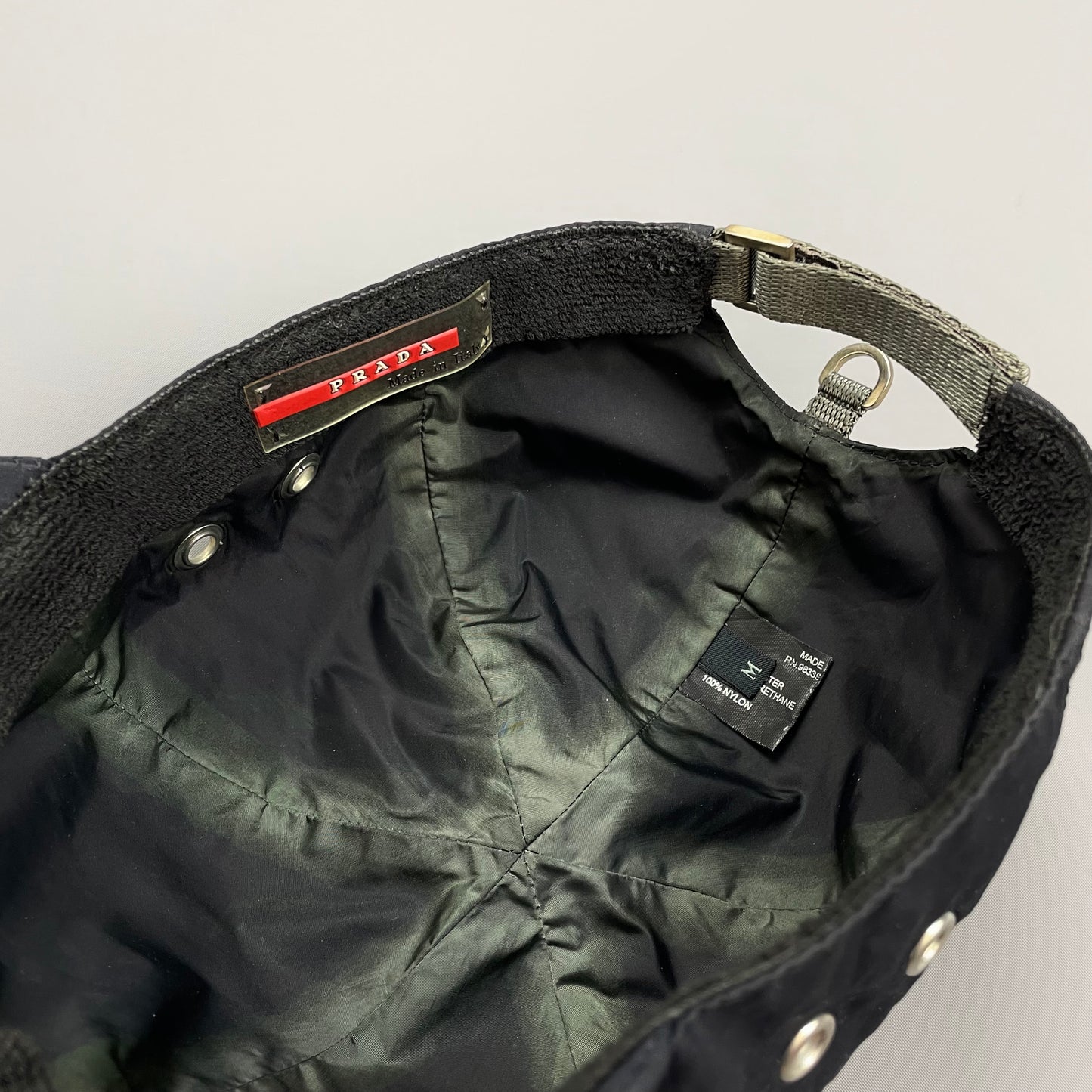 Prada Sport Navy 00s Technical Strap Cap