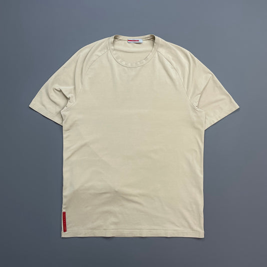 Prada Sport Beige 00s Rear Pocket Elastane T-Shirt