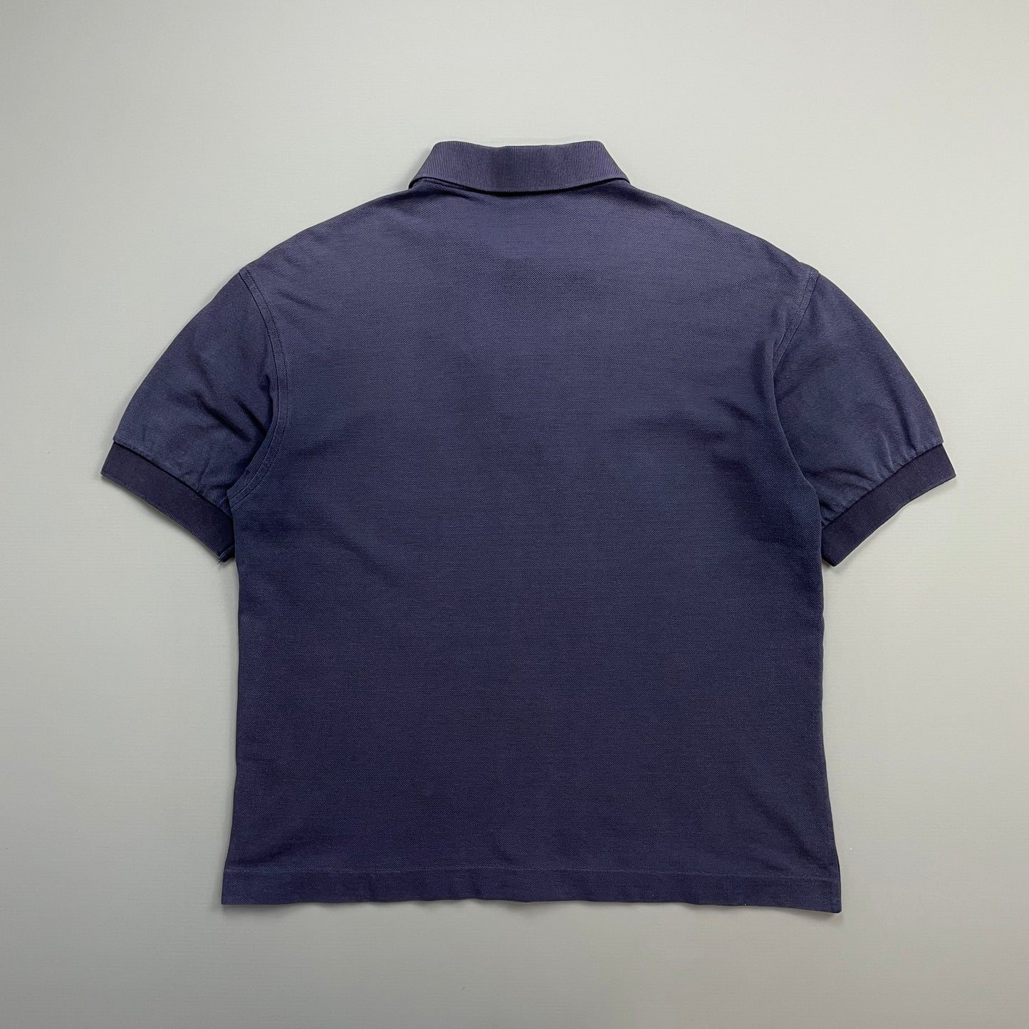 Burberrys Navy 90s Cotton Polo Shirt