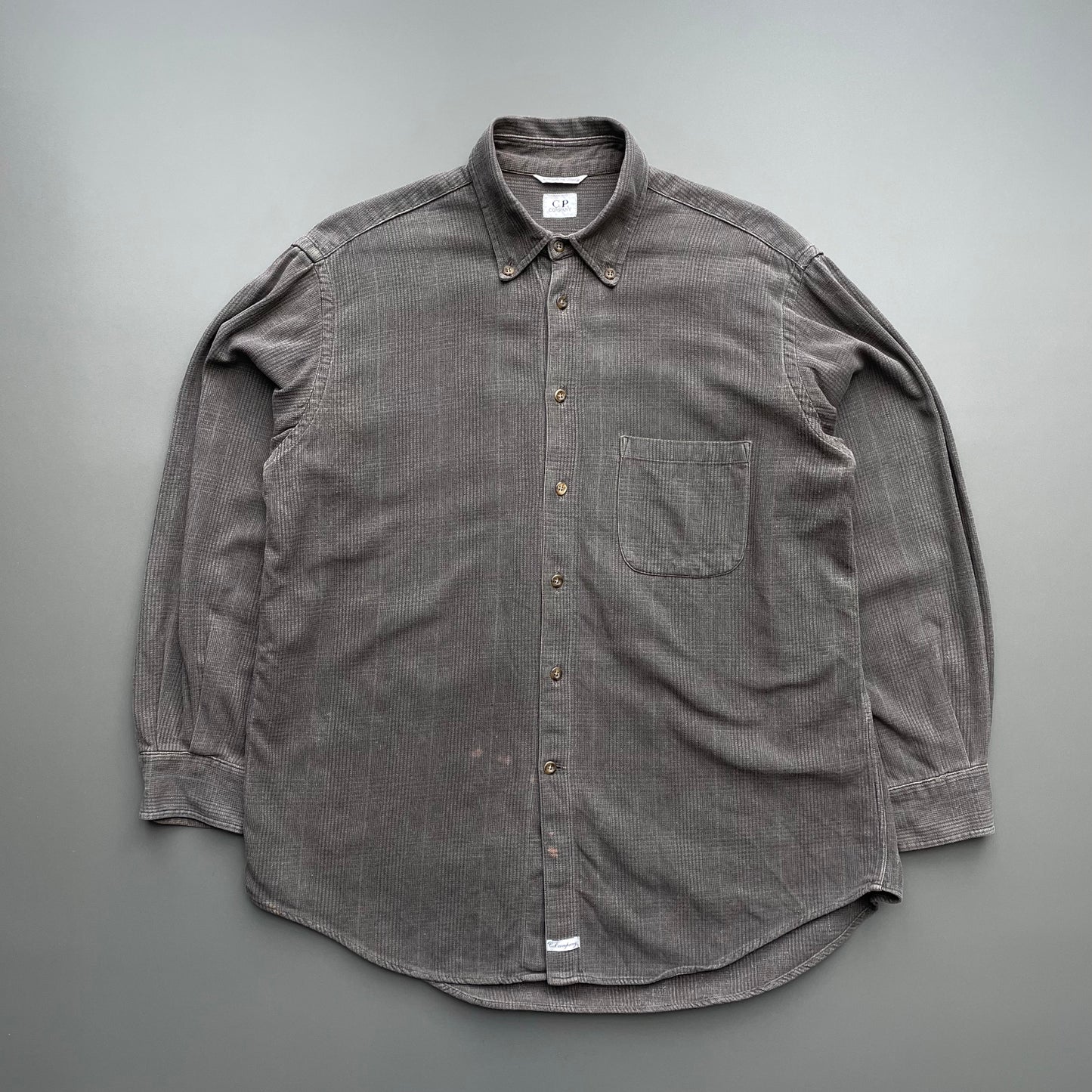 C.P. Company Grey 90s Check Shirt