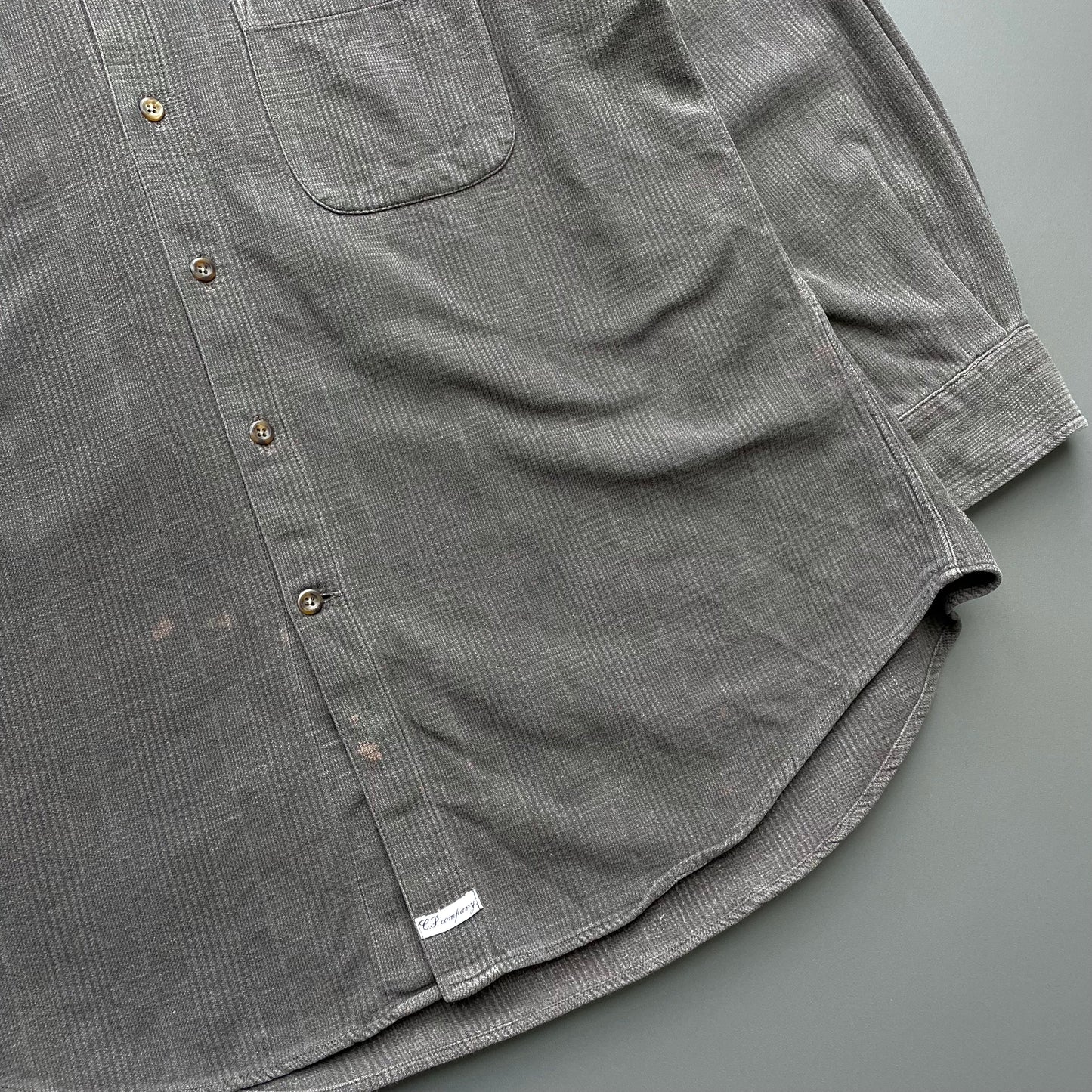 C.P. Company Grey 90s Check Shirt