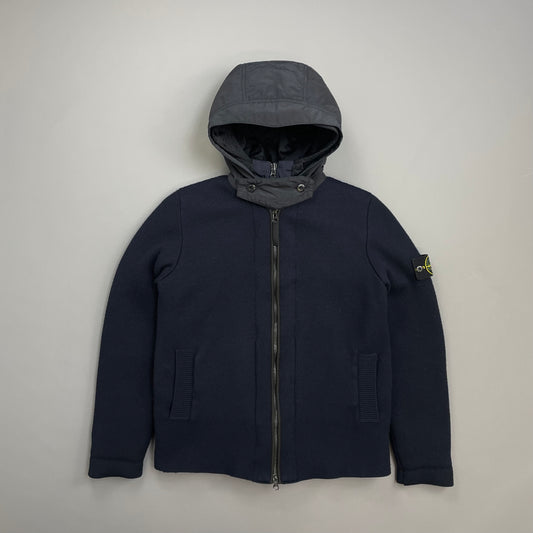Stone Island Navy Blue AW11 Presidents Nylon Hood Jacket