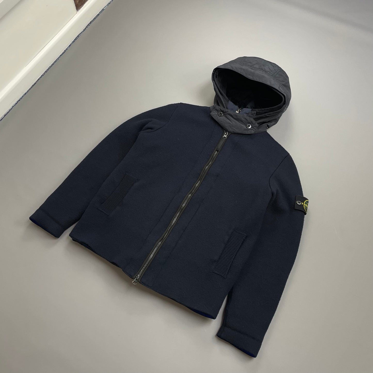Stone Island Navy Blue AW11 Presidents Nylon Hood Jacket