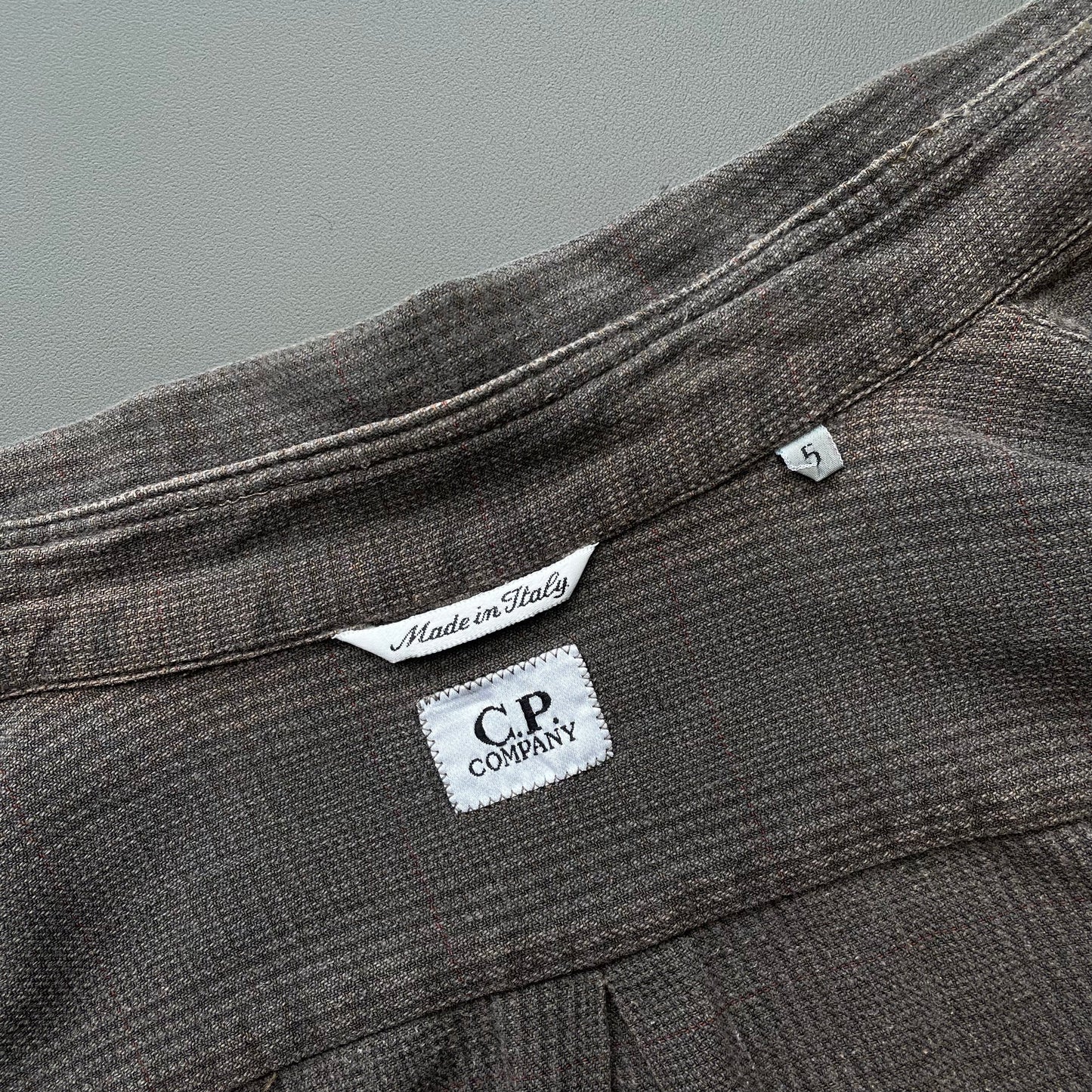 C.P. Company Grey 90s Check Shirt