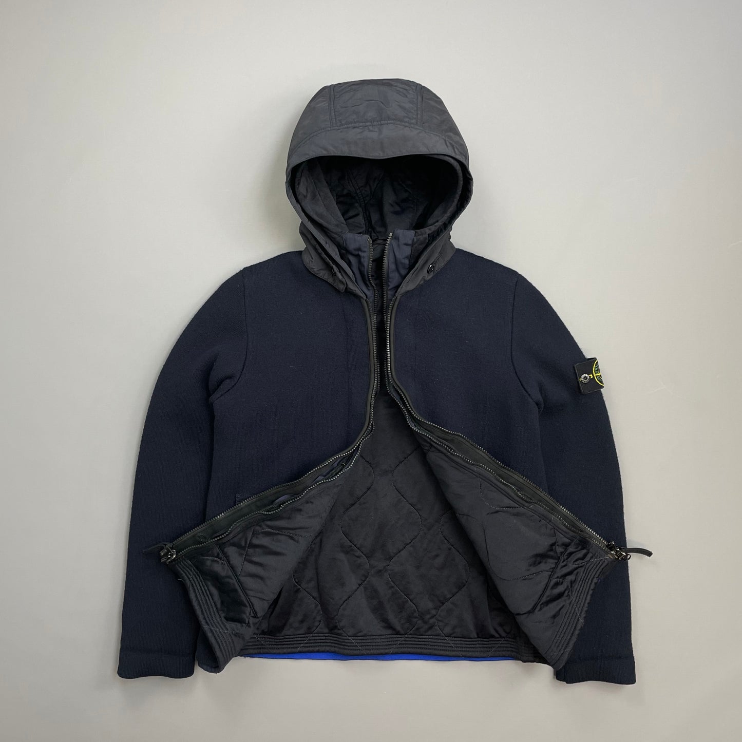Stone Island Navy Blue AW11 Presidents Nylon Hood Jacket