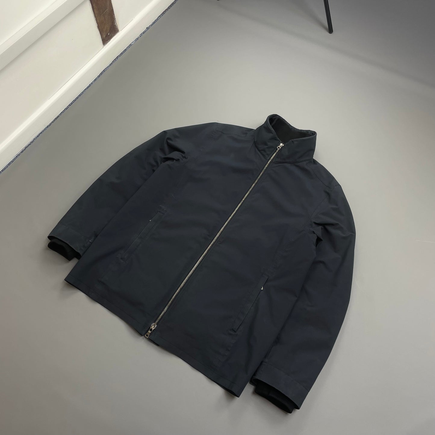 Prada Sport Navy 2006 Goretex 3-in-1 Nylon Padded Bomber Liner Trench Overcoat