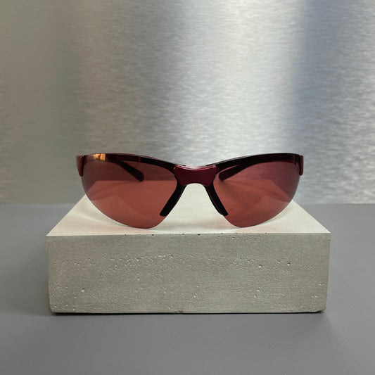 Prada Sport Red Wrap Racing Sunglasses