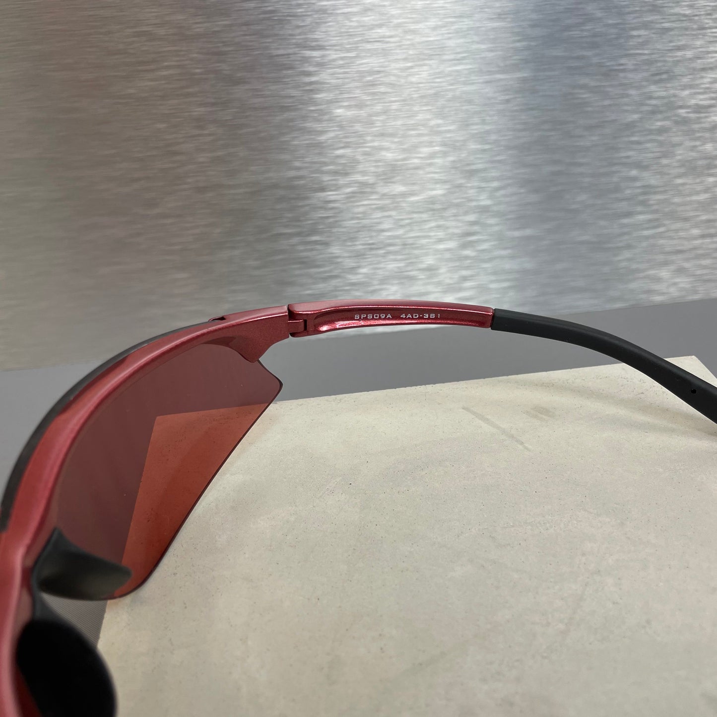 Prada Sport Red Wrap Racing Sunglasses