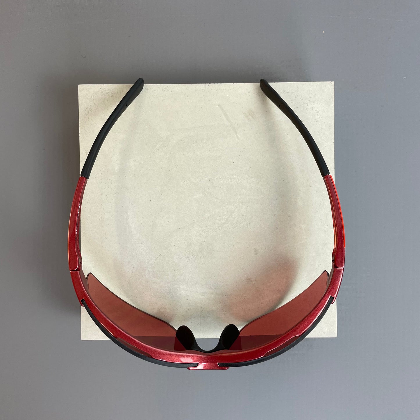 Prada Sport Red Wrap Racing Sunglasses