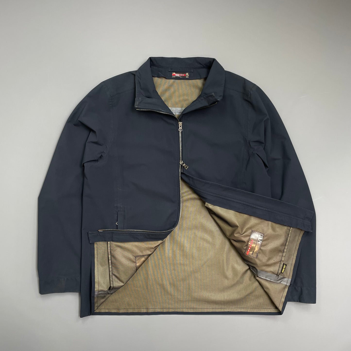 Prada Sport Navy 2006 Goretex 3-in-1 Nylon Padded Bomber Liner Trench Overcoat