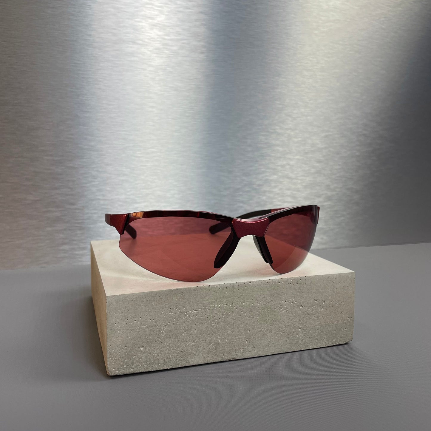 Prada Sport Red Wrap Racing Sunglasses