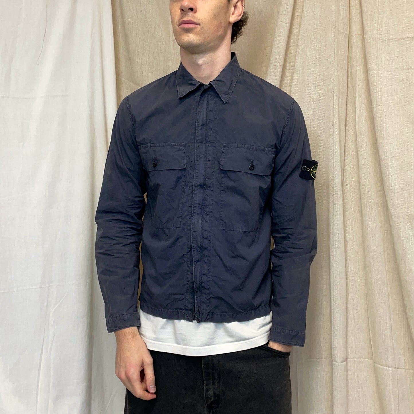 Stone Island Navy SS06 Lightweight Overshirt