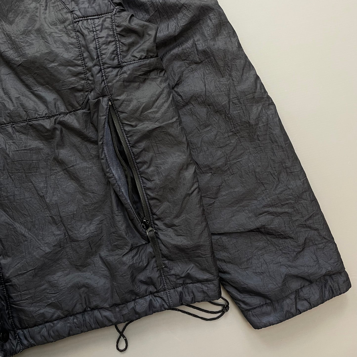 Stone Island Navy AW10 Nylon Spalmatura Lined Hooded Jacket