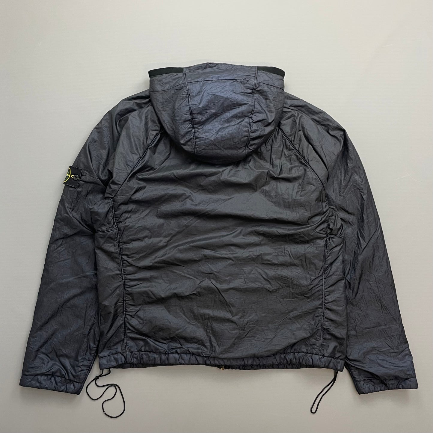 Stone Island Navy AW10 Nylon Spalmatura Lined Hooded Jacket