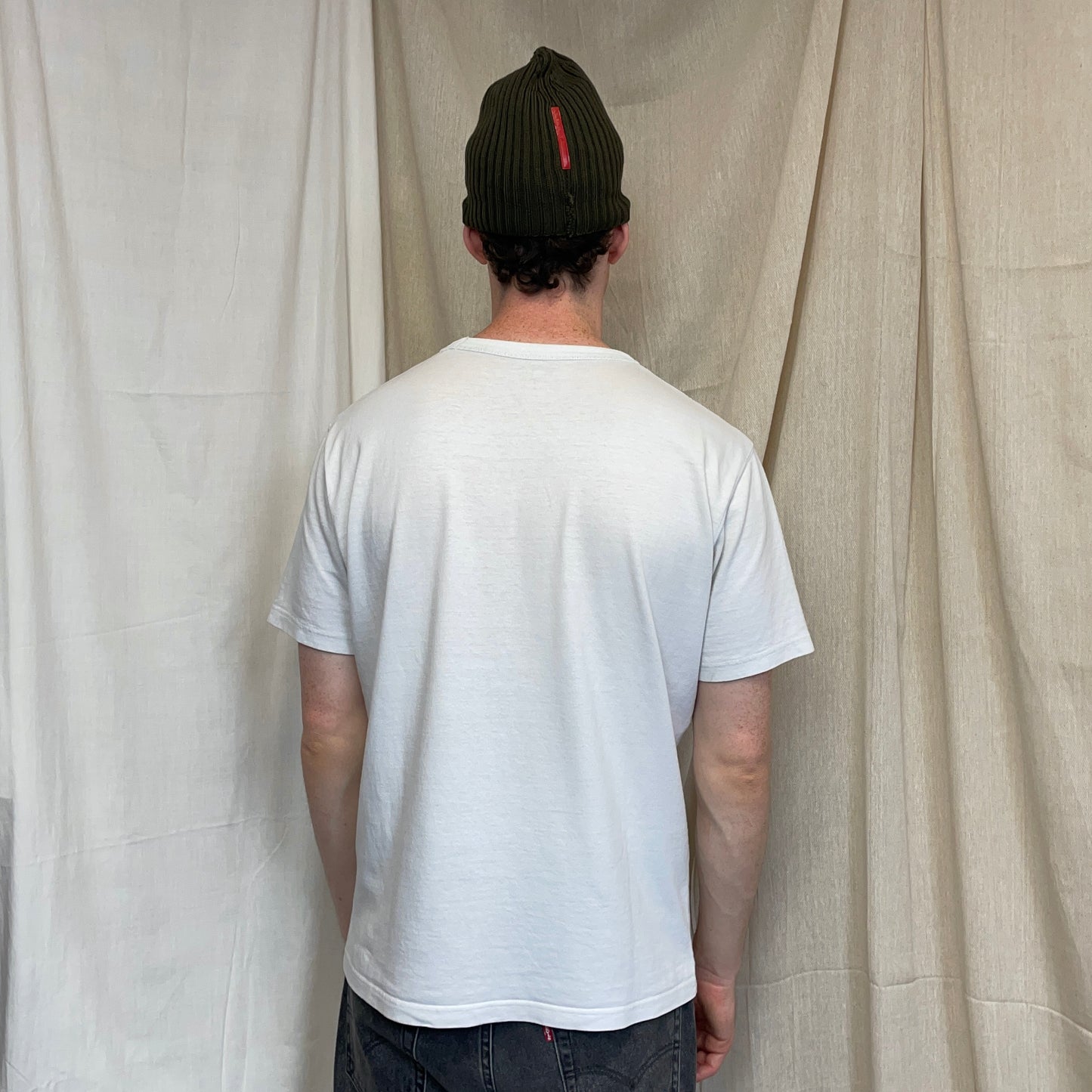 Prada Sport Khaki Green 00s Wool Knit Beanie