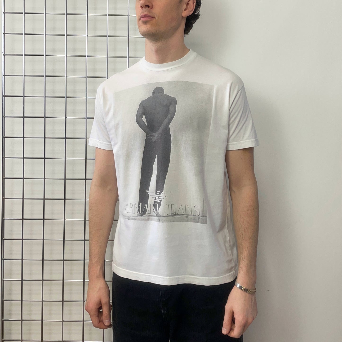 Armani Jeans 90s Graphic Spellout Tee