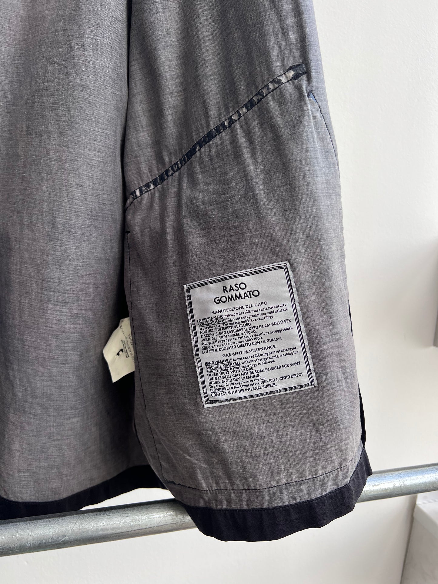 Stone Island AW98 Raso Gommato Trench Coat