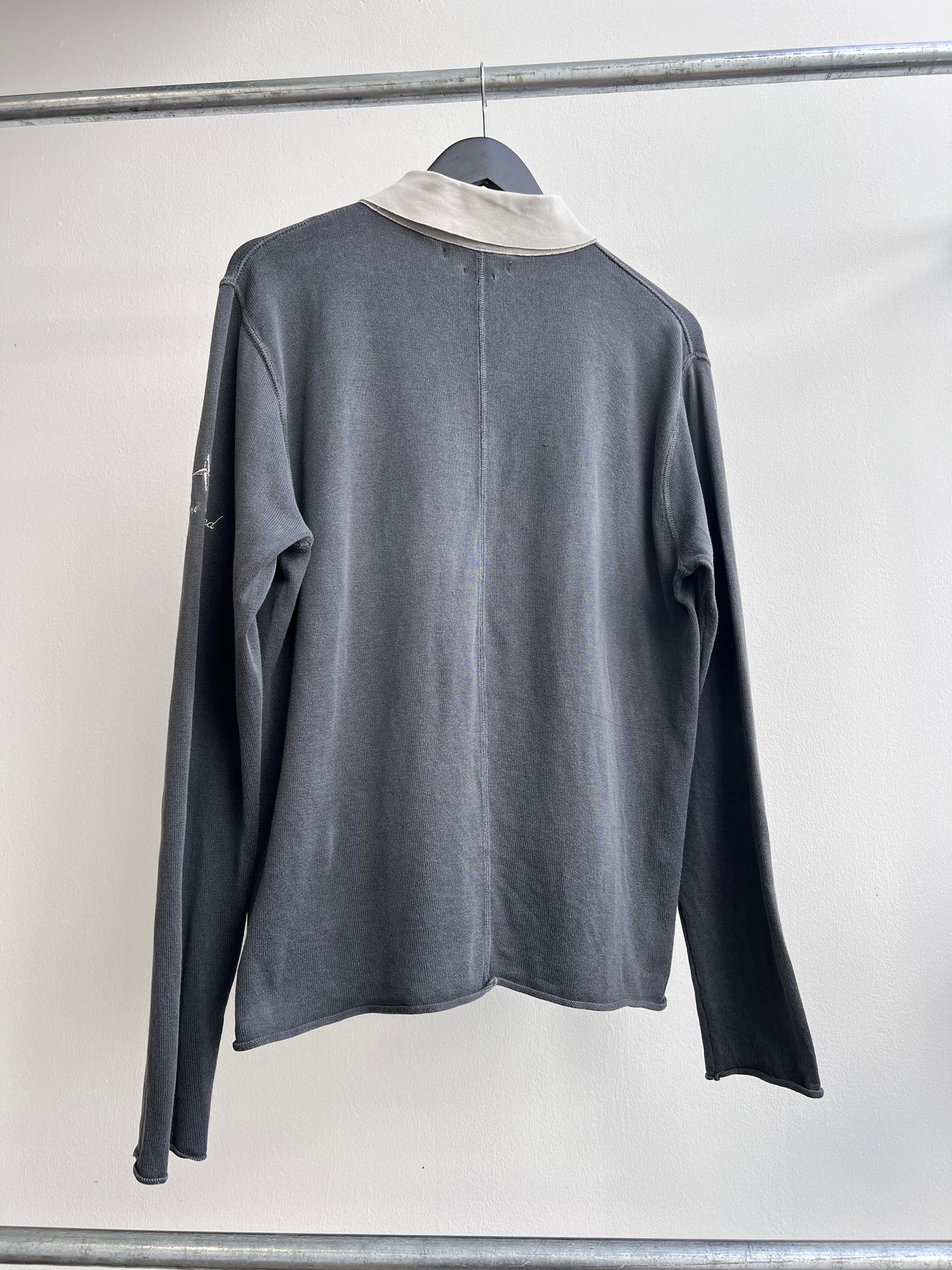 Stone Island 00s Script Collared Jumper