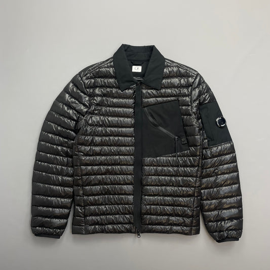 C.P. Company Black DD Shell Midweight Puffer Overshirt Jacket