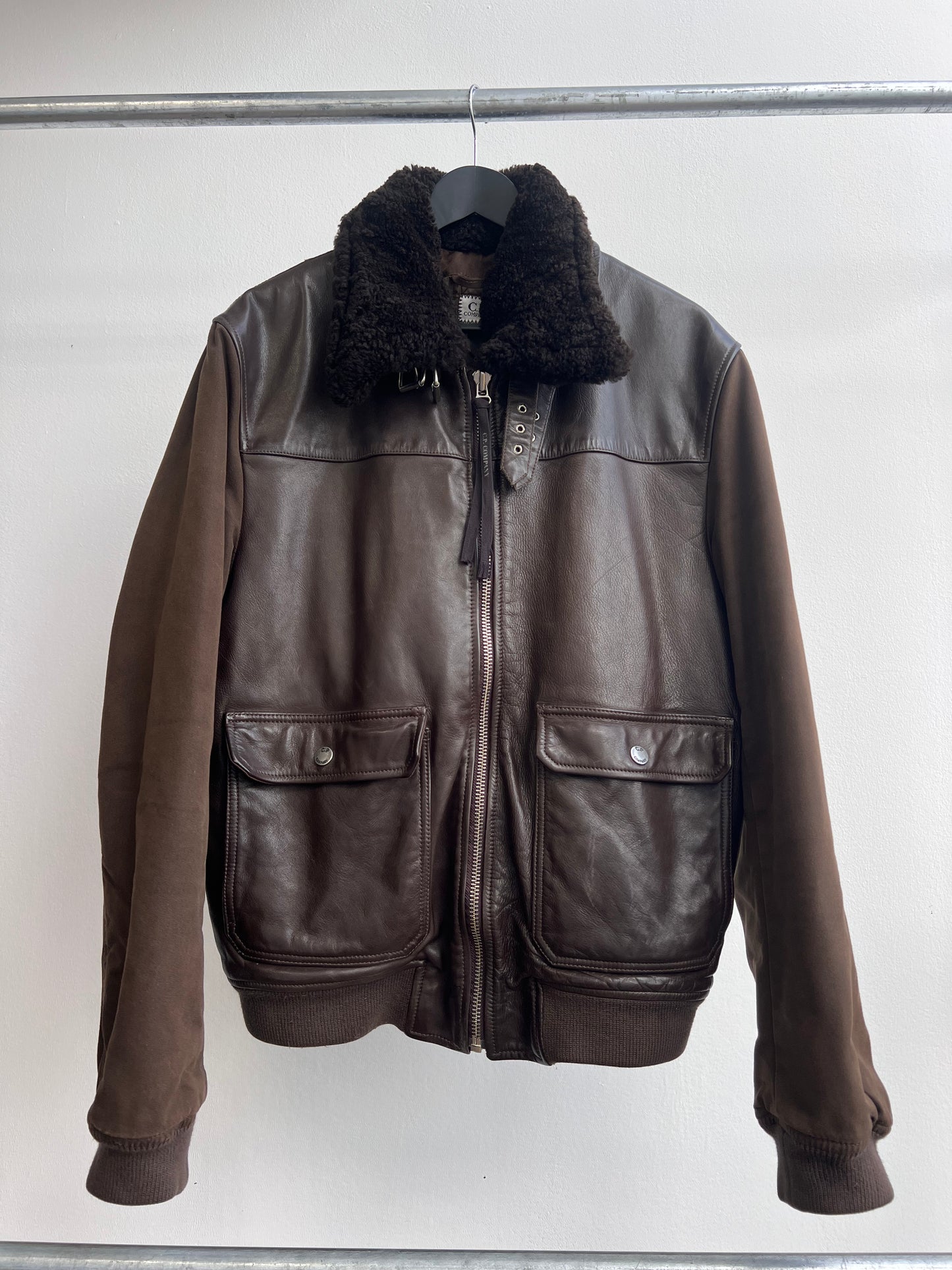 C.P. Company AW06 Leather Aviator Bomber Jacket