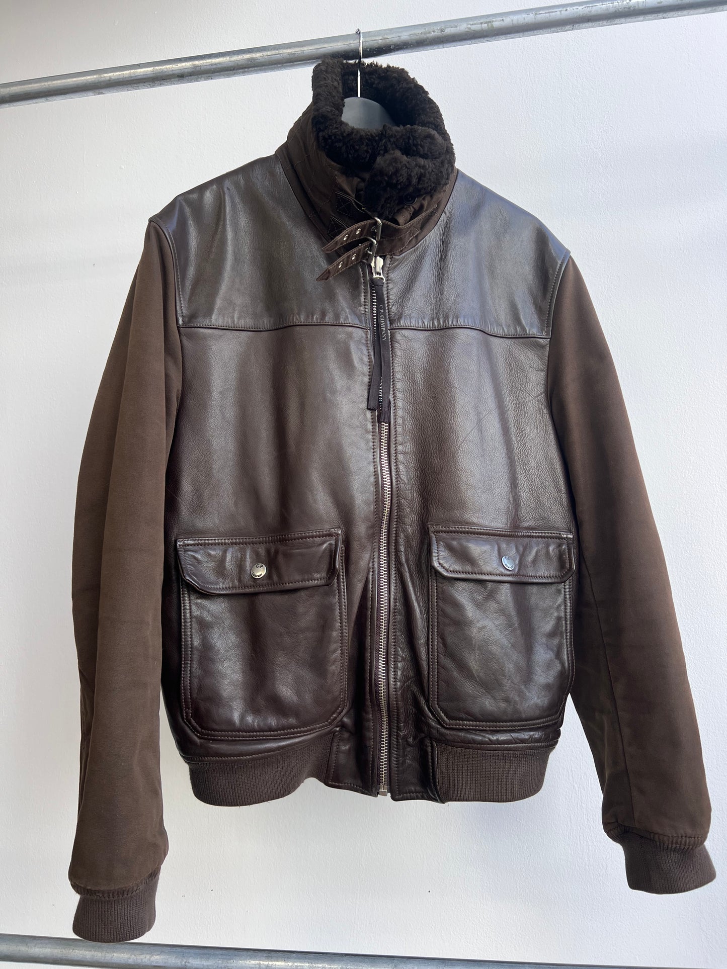 C.P. Company AW06 Leather Aviator Bomber Jacket