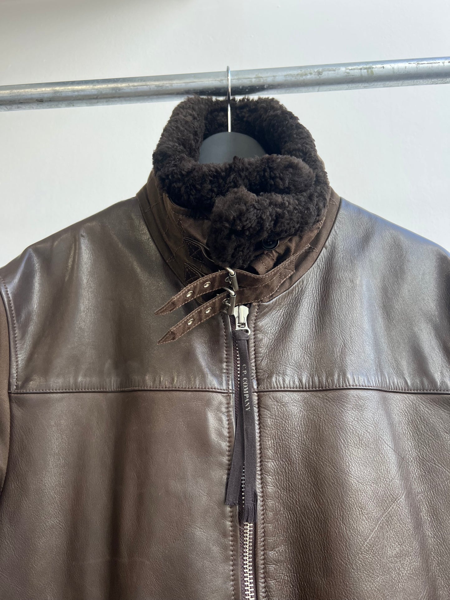 C.P. Company AW06 Leather Aviator Bomber Jacket